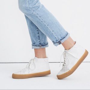 Madewell Sidewalk High-Top Sneaker Recycled Canvas